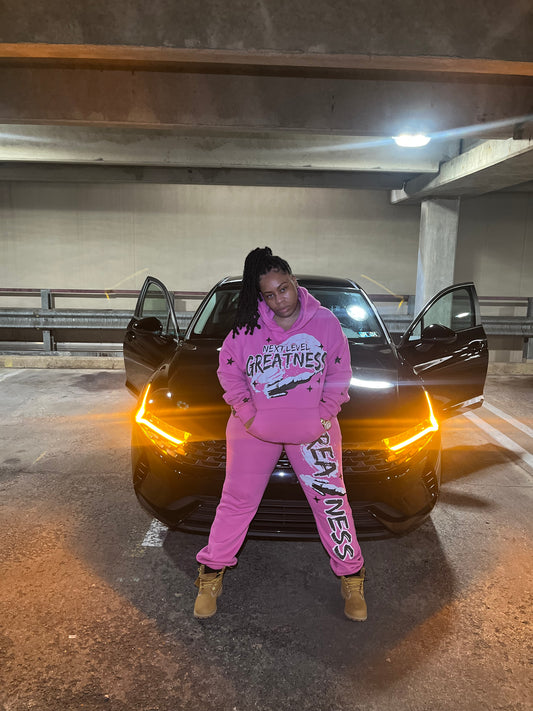 NLG Pink Rocket Sweatsuit